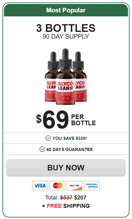 glycolean 3 bottles price